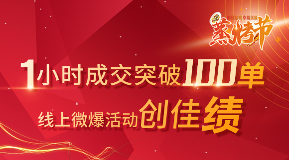 科恩蒸烤节 | 线上微爆创佳绩，1小时成交115单！